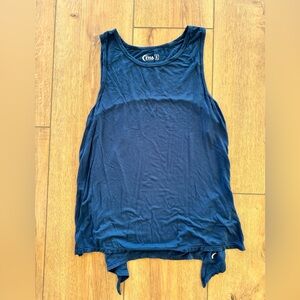 ZYIA Navy Blue Women's Sleeveless Tank Top